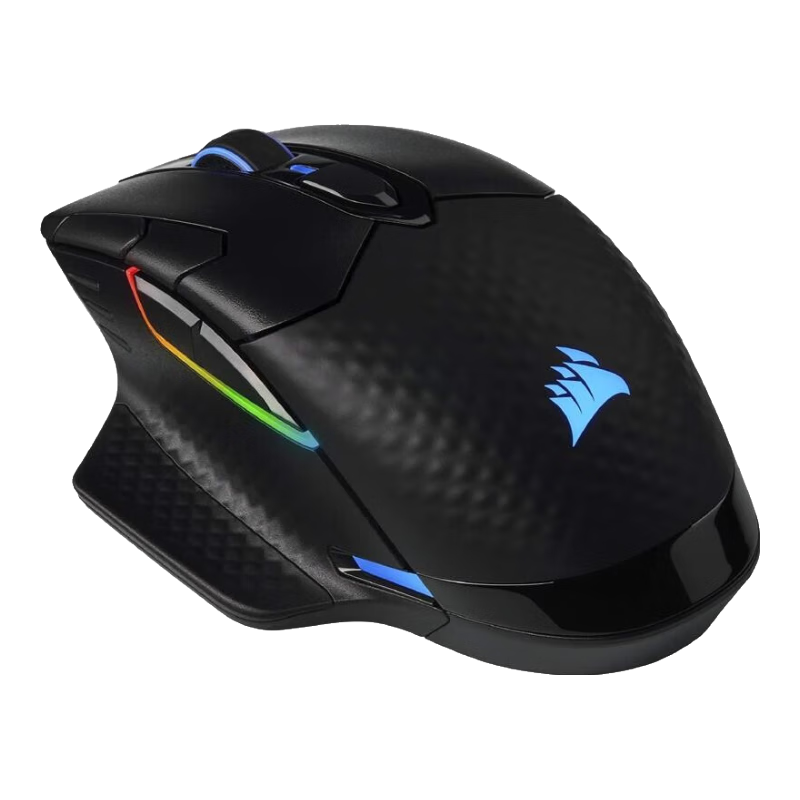 美商海盜船（USCORSAIR）【日本直郵】CORSAIR游戲鼠標(biāo)帶多鍵RGB PRO游戲電競(jìng)鼠標(biāo)炫彩燈光 CH-9315511-AP【藍(lán)牙/有線/無線兼容】