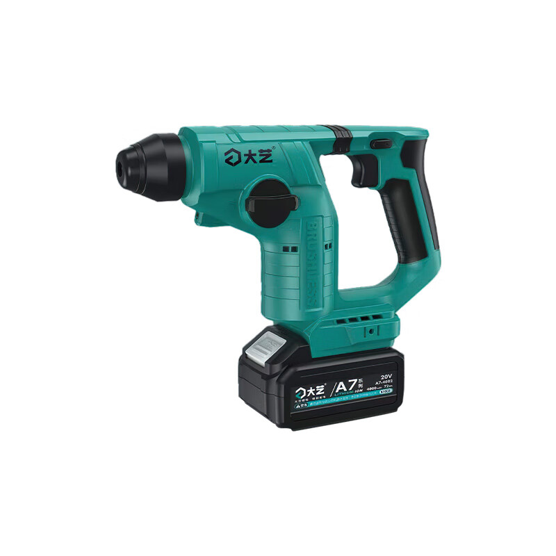 大艺锂电电锤两用无刷充电式冲击钻轻型打孔电动工具a7-6608 6608电锤