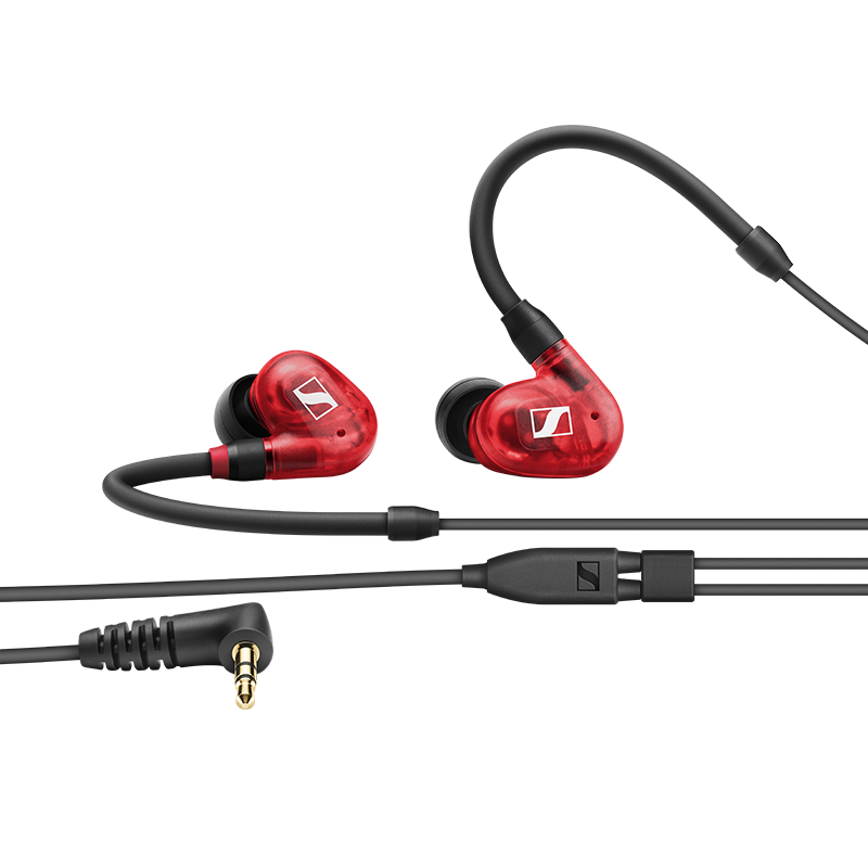 SENNHEISER 森海塞尔 IE 100 PRO 入耳式挂耳式动圈降噪有线耳机 红色 3.5mm