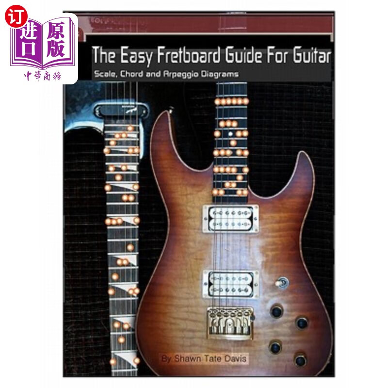 fretboard guide for guitar: easy to read patterns superimpose