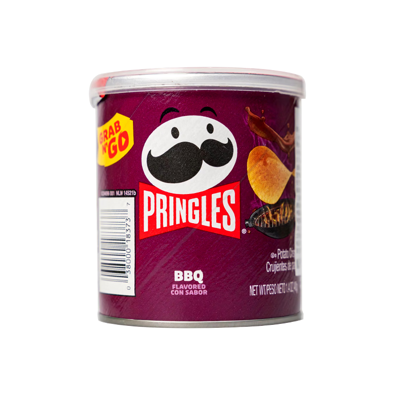 品客(pringles)【美版小罐】pringles品客薯片进口洋葱奶酪烧烤原味