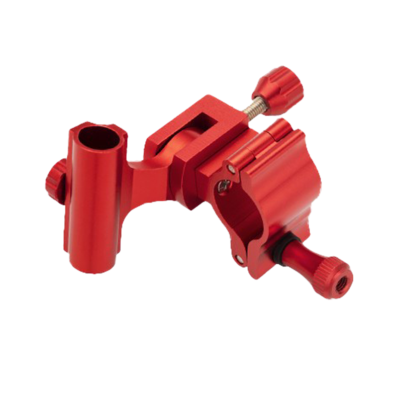 佳之釣 釣椅配件鋁合金三件套多功能炮臺(tái)架拉餌盤架支架燈架通用型 炮臺(tái)座一個(gè)[紅色款】