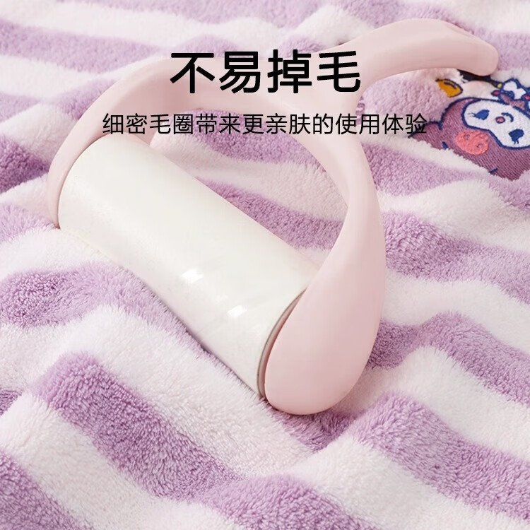 三利库洛米干发帽女超强吸水速干2026新款可爱擦头发毛巾洗头浴帽 库洛米粉