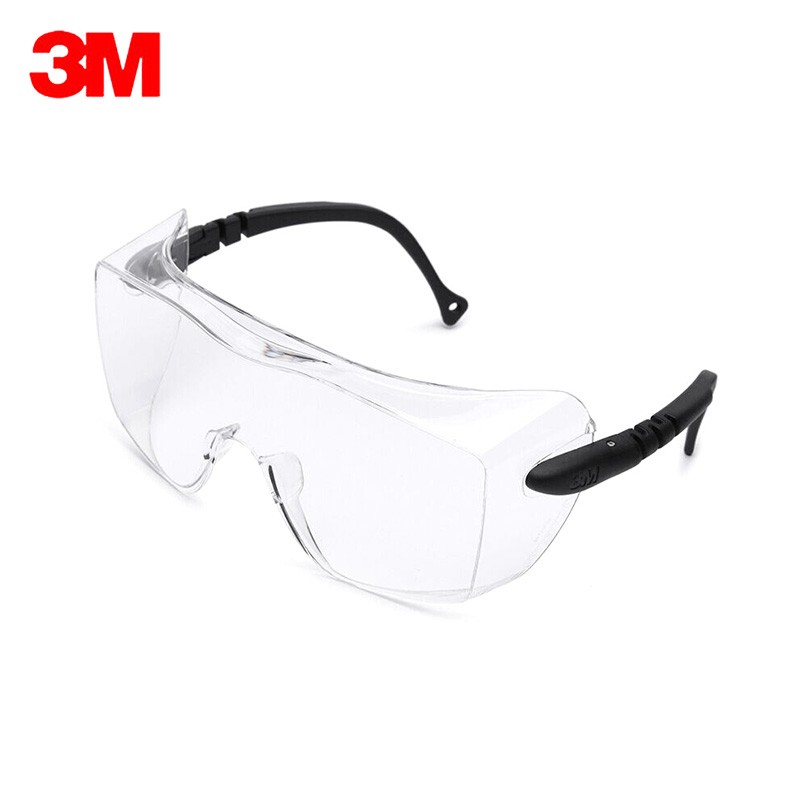 3M 防护眼镜 防雾防尘防沙防刮擦眼镜 12308可佩戴矫视镜(防雾)