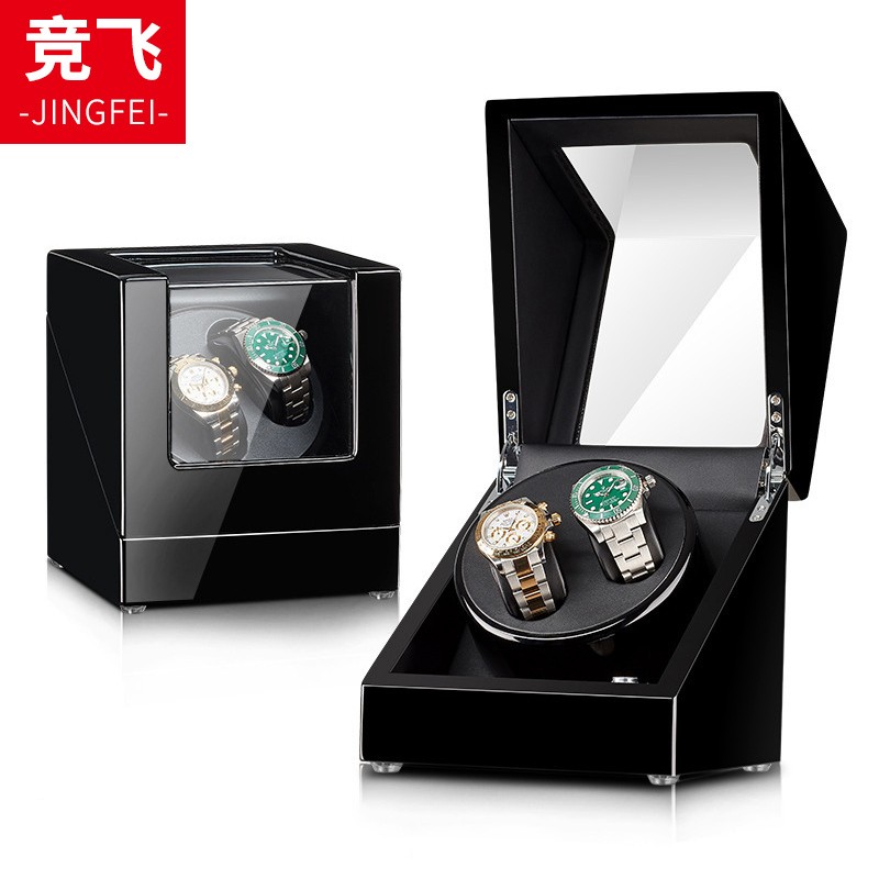 摇表器万宝至摇表器自动转表器防磁机械表手表摇摆器静音家用手表展示