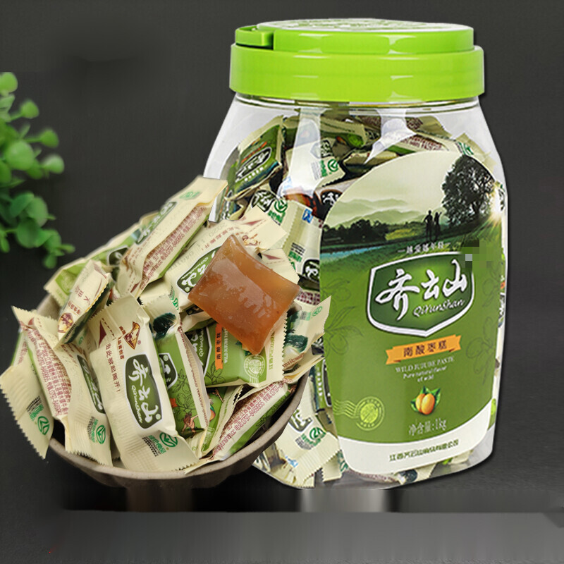 齐云山南酸枣糕1000g罐装江西赣州特产小吃零食送礼软糖糕点 酸枣糕