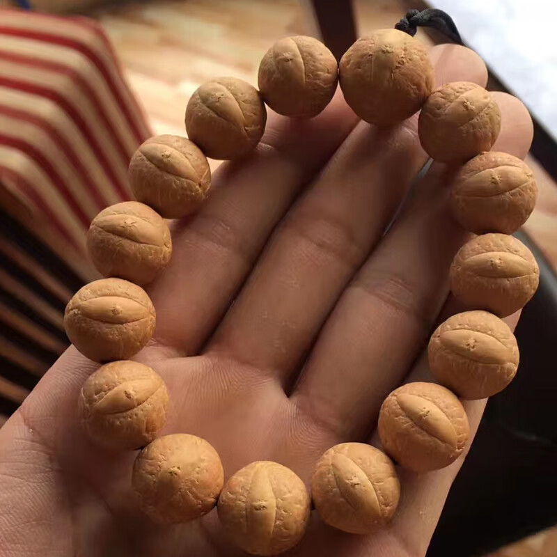 璀福银楼2023新款凤眼菩提手串尼泊尔籽机刷包浆龙眼子单圈佛珠 凤眼