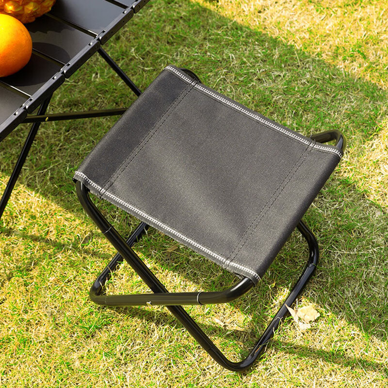 椅子折叠椅便携式小板凳马扎烧烤露营凳子装jm 大号口袋凳黑【2个装】