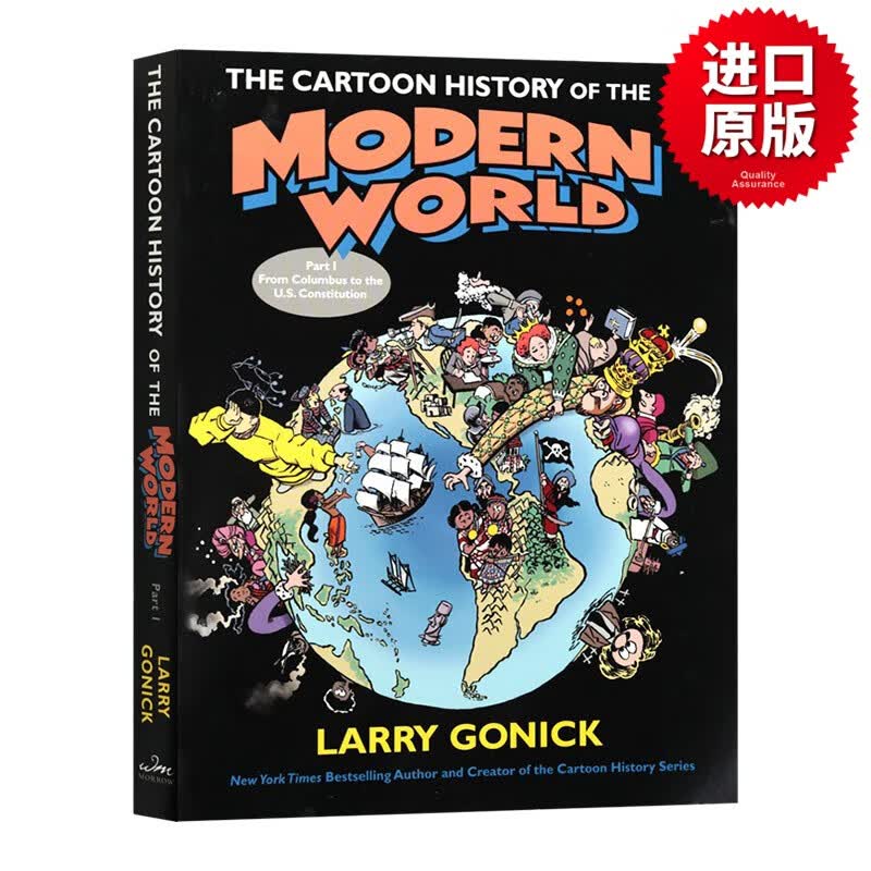 漫画现代世界历史之一 The Cartoon History of the Modern World 英文原版历史读物 全球史续集 进口英语书籍
