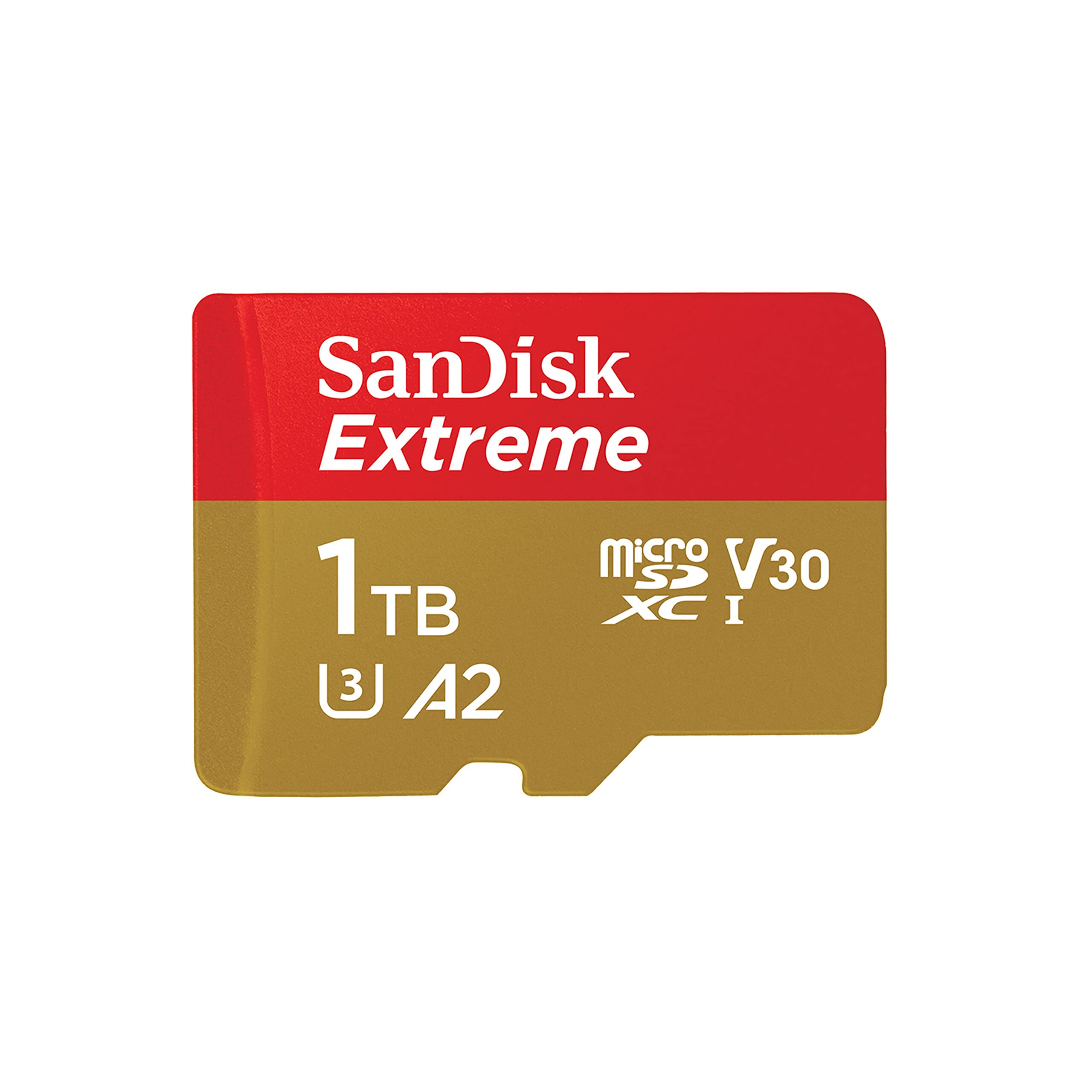 SanDisk 闪迪 1TB Extreme microSDXC UHS-I 存储卡 - 190MB/s, C10, U3, V30, 4K, 5K, A2