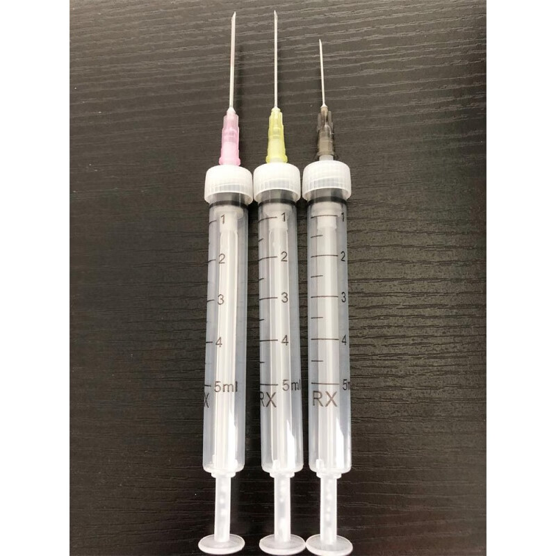 鹿藤一次性采血针筒 兽用器械采血器 家禽用采血容器5ml 2.5ml