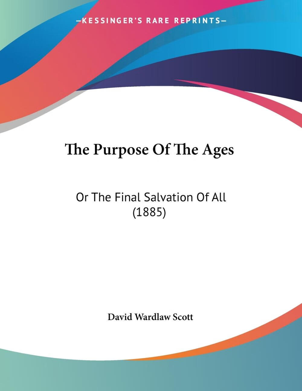 【预售 按需印刷】the purpose of the ages