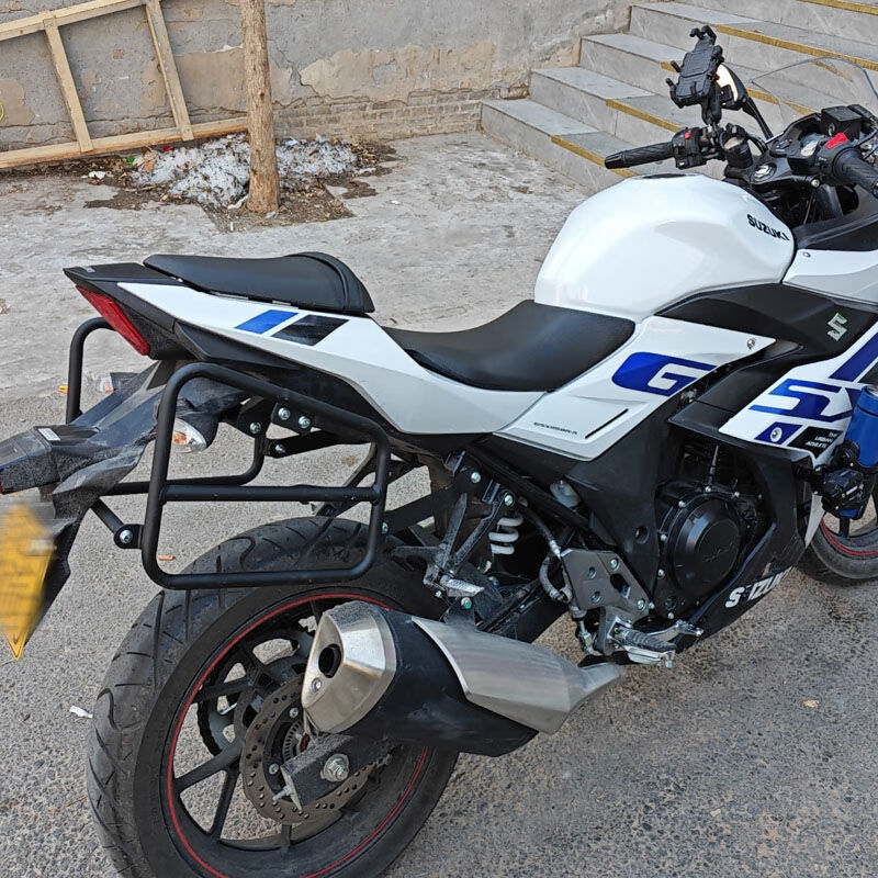 诺蒂尔铃木250边包适用gw摩托车铝合金边箱三箱旅行版侧箱皮包支架