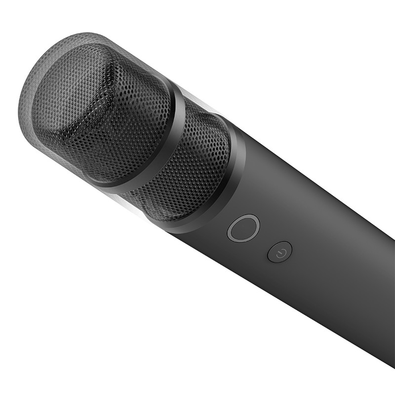 coocaa创维酷开智能电视无线麦克风家庭k歌usb话筒语音点歌投影仪笔记本教育大屏电脑录歌家庭ktv 灰色双麦电池款