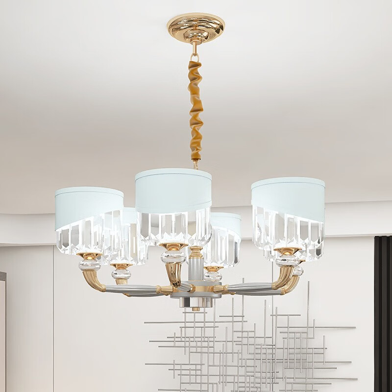 柏图现代简约轻奢水晶led吊灯系列 客厅卧室餐厅灯 创意时尚主卧灯具