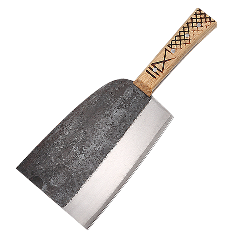 邓家刀锻打砍骨刀屠夫老式重型弹簧钢斩骨刀剁专用骨头菜刀重庆厨师