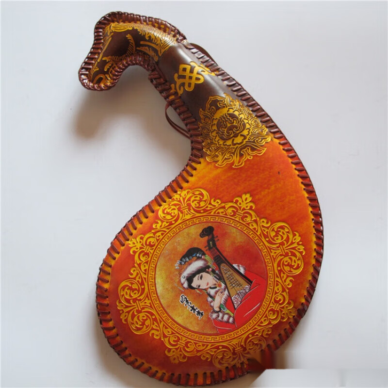 山头林村内蒙古水袋 蒙古族皮囊酒壶内蒙古特色艺品酒囊羊胆壶水袋