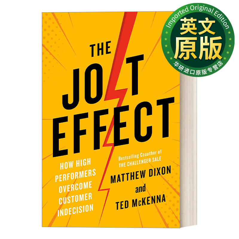 震荡效应:高绩效员工如何应对客户的犹豫不决 英文原版 the jolt
