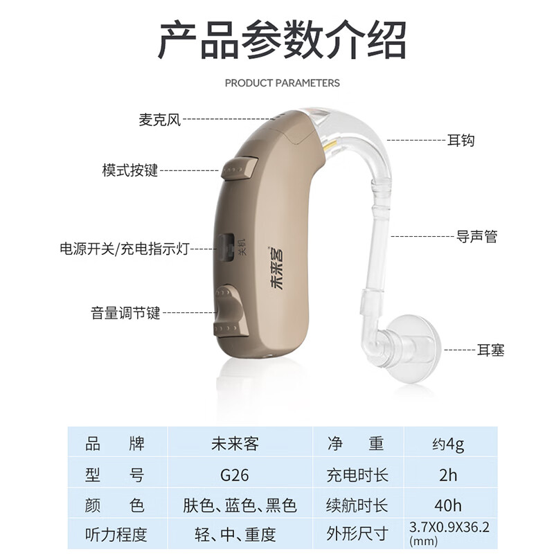 未来客G26助听器怎么样？性能出众，购买指南