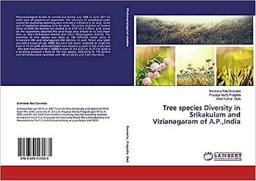 预订 Tree species Diversity in Srikakulam and Vizianagaram of A.P., India