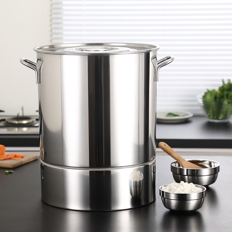 流彗不锈钢蒸饭桶商用大号甑大小沥米饭蒸饭器饭甄子蒸锅家用商用不锈