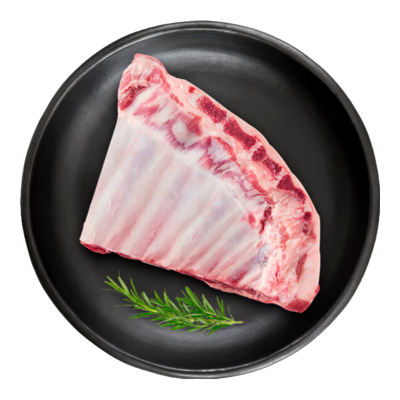 民维大牧汗内蒙原切羔羊羊排2斤 羊肉生鲜 送烧烤料包10g 原切肋排烧烤食材