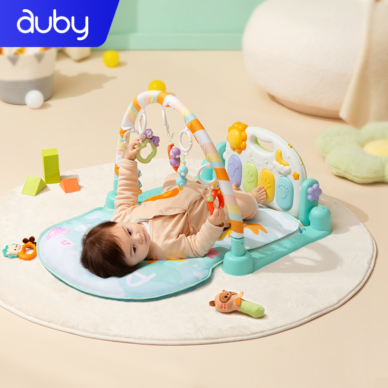 澳贝（auby）婴幼儿童玩具好动小猴健身架宝宝脚踏踩钢琴新生礼盒满月生日礼物怎么样,好用不?