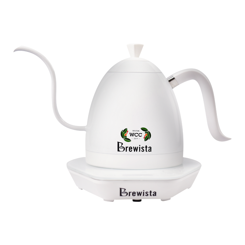 BREWISTA智能手沖咖啡壺快速加熱溫控電熱泡茶熱水壺咖啡器具0.6L 純黑0.6L