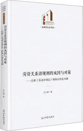 劳资关系潜规则的成因与对策 以新《劳动合同法》的执行情况为例 吕小康著 光明日报出版社