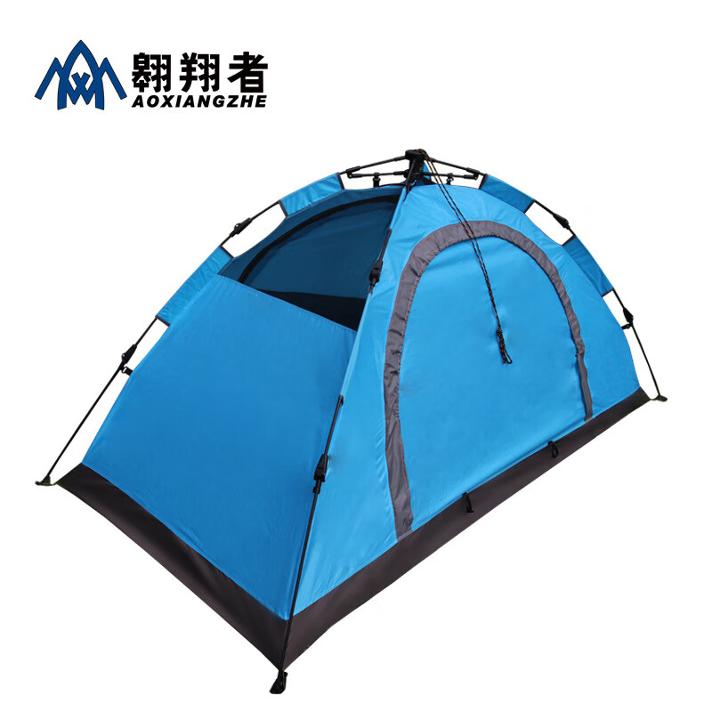 翱翔者翱翔者双层防爆雨单人自动帐篷免搭速开防雨单人帐蓬超轻户