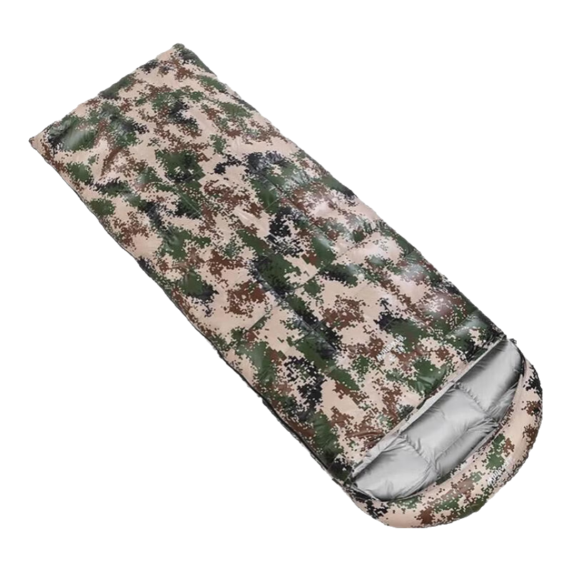 白狼(WhitewolF)羽絨睡袋輕量化戶外成人加厚防寒保暖春秋冬四季通用抗寒零下30度 灰色 填充1500g羽絨 適溫-20度