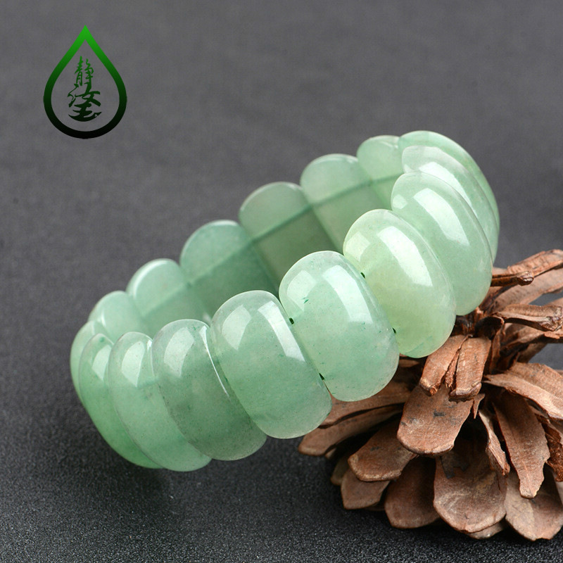 静汝玉东陵玉手链玉手排男女款手串玉石东陵玉手串生日礼物 图片色