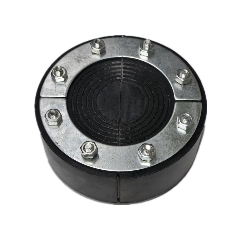 迈恻亦电缆井管道柔性橡胶封堵塞直径150法兰式防水封堵器配电管口