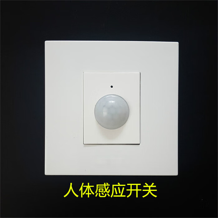 叽哩哇啦人体感应声光控触摸延时模块带开关led灯智能电子墙面板 人体