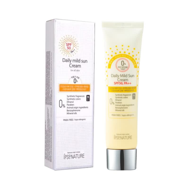 依普斯 韩国进口 原装 进口   天然有机舒缓 防晒霜 spf50pa   0pa