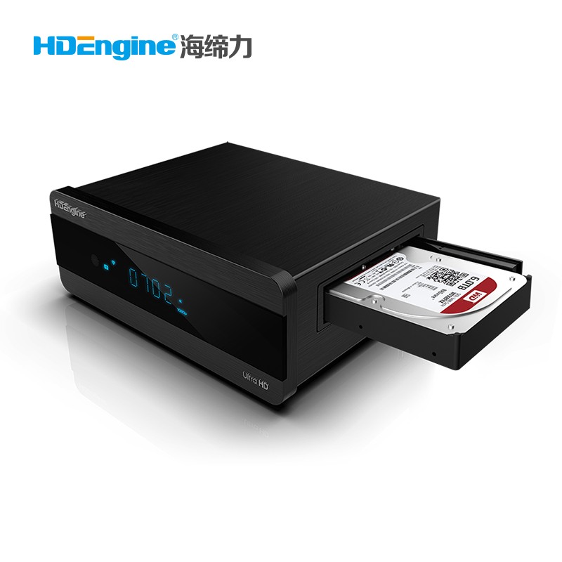HDEngine海缔力M30 4K蓝光播放机3D高端UHD智能导航蓝光硬盘播放机网络影视无损音乐 标配