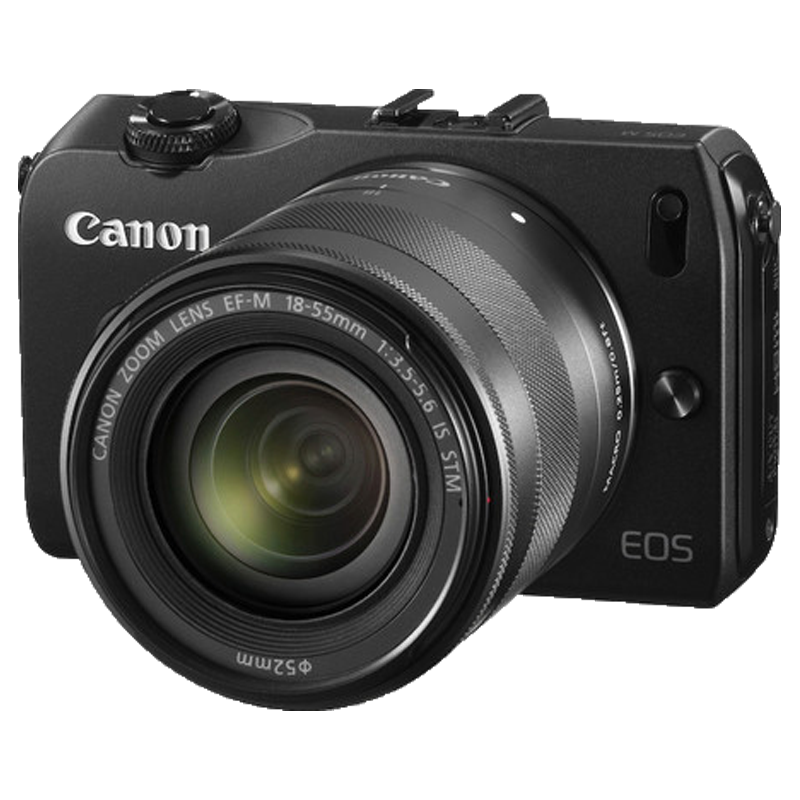 佳能（Canon） EOS M M2 M3 M5 M6 M6 MarkII微单相机 微型可换镜二手微单相机 EOS-M 黑色18-55套机 95新