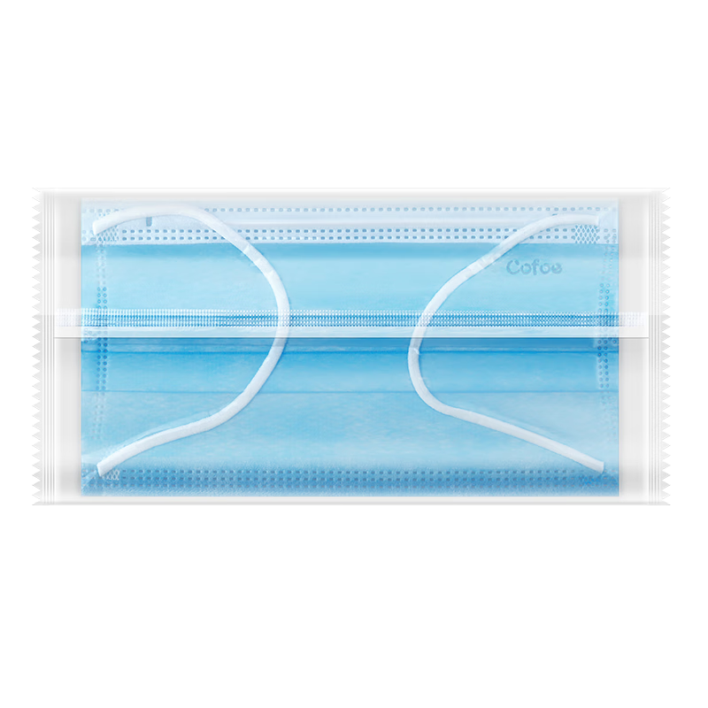 可孚医用外科口罩 灭菌级无菌型医用级三层防护 蓝色100只独立包装（二类医疗器械符合YY0469-2011标准）