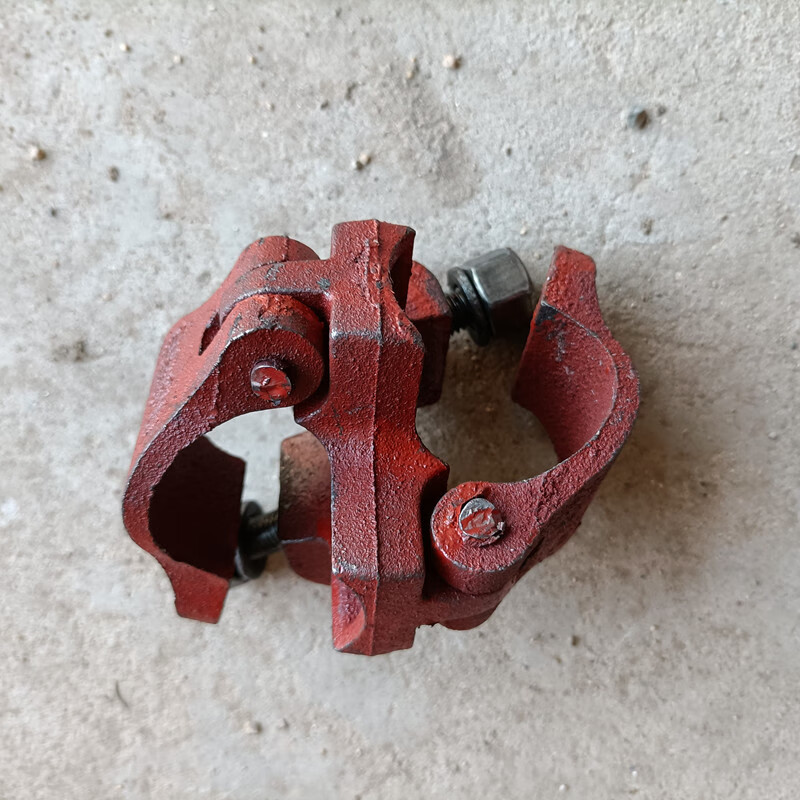 第鑫国标48建筑脚手架钢管扣件十字卡扣直角转向旋转扣件接头玛钢扣件