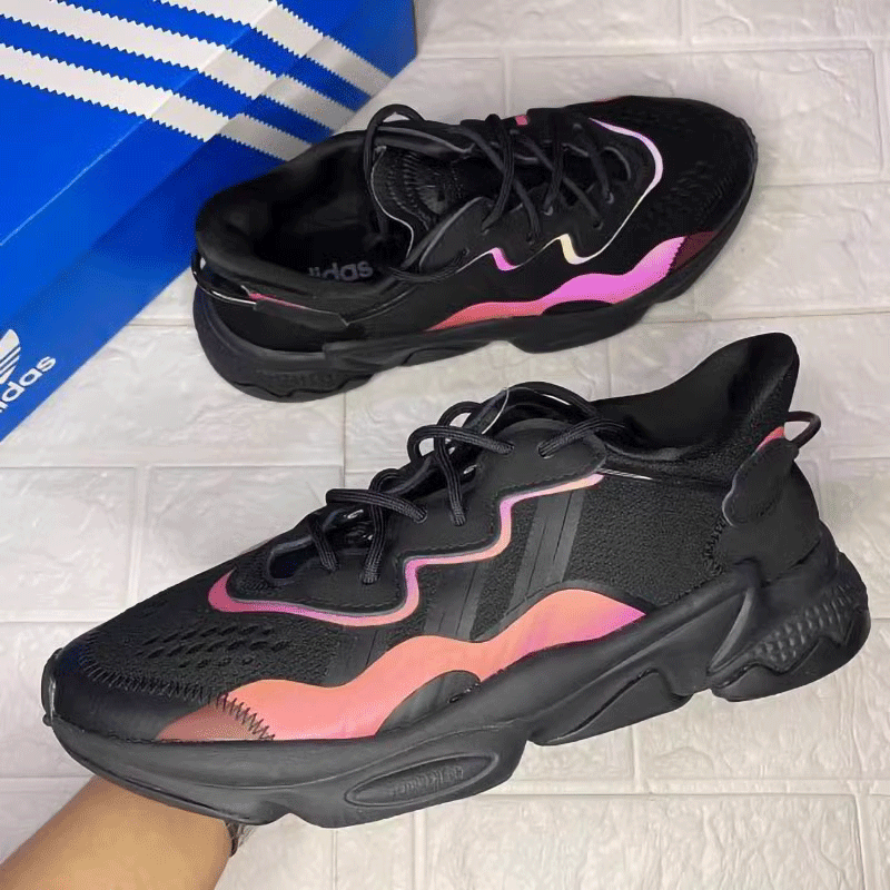 adidas阿迪达斯三叶草男鞋夏季ozweego复古舒适透气老爹鞋缓震跑步鞋