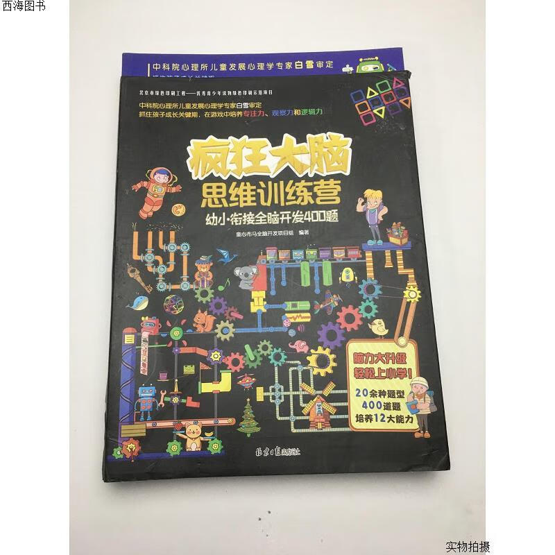 【二手八五成新】疯狂大脑思维训练营-幼小衔接全脑开发400题{实物