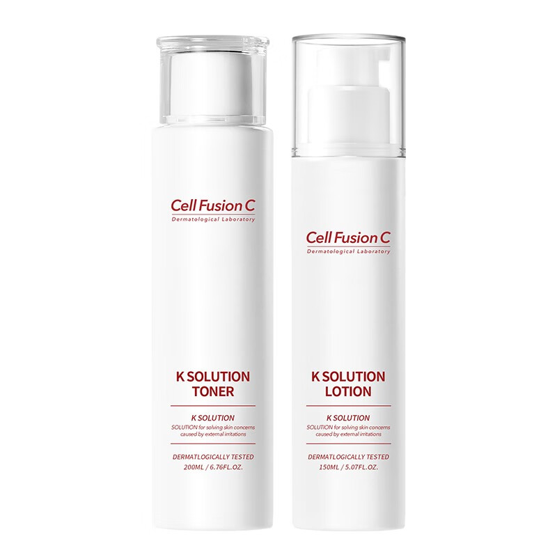 秀肤生（Cell Fusion C）水乳面霜护肤秋冬新年礼盒套装送女朋友礼物保湿补水舒润敏肌适用 【干皮适用】水+乳液+蓝色面霜