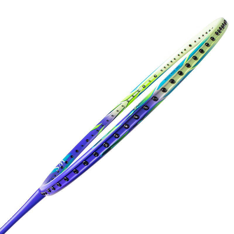 李宁(LI-NING) 风暴WS72超轻6U羽毛球拍单拍全碳素攻防兼备比赛训练可免费穿线 超轻WS72P锆石紫