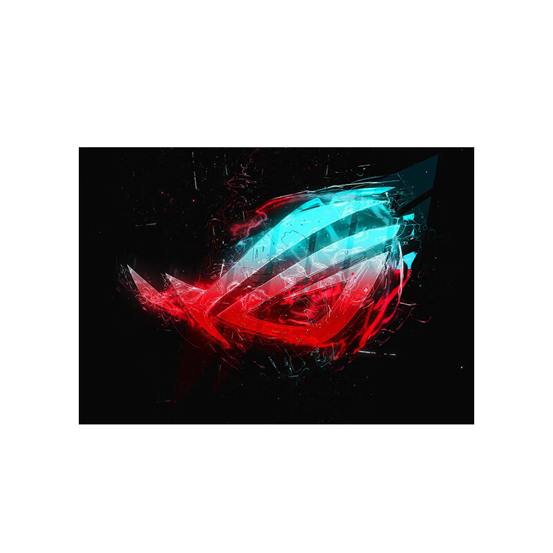 华煦电竞房挂布rog定制挂布电竞房用背景布床头挂布背景轻奢 rog-1