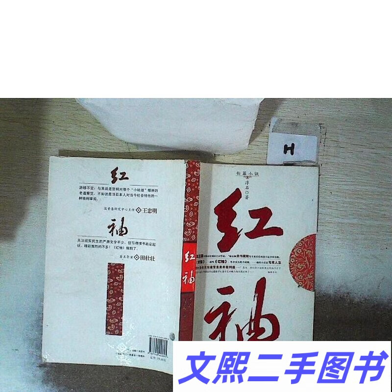 正版旧书 长篇小说:红袖浮石湖南文艺出版社浮石长篇