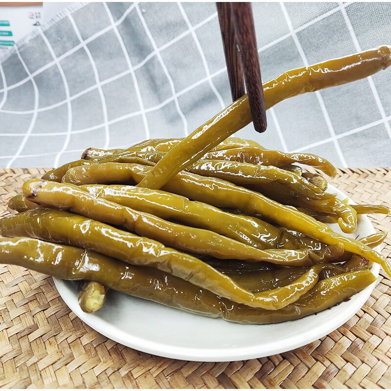 二荆条老坛酸辣椒重庆贵州特产酸海椒腌辣椒糟辣椒子调味品 全青泡椒