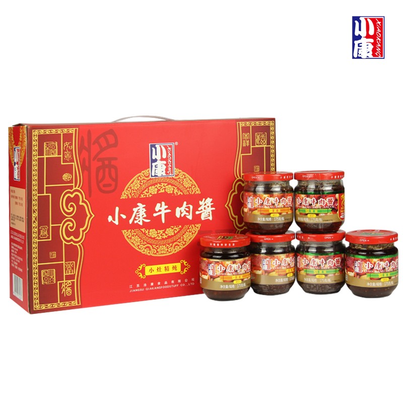 小康(xiaokang)江苏徐州特产小康牛肉酱礼盒装