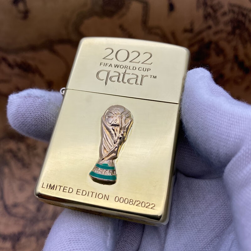 zippozippo打火机煤油打火机原装世界杯 c罗 梅西  防风煤油男士礼物