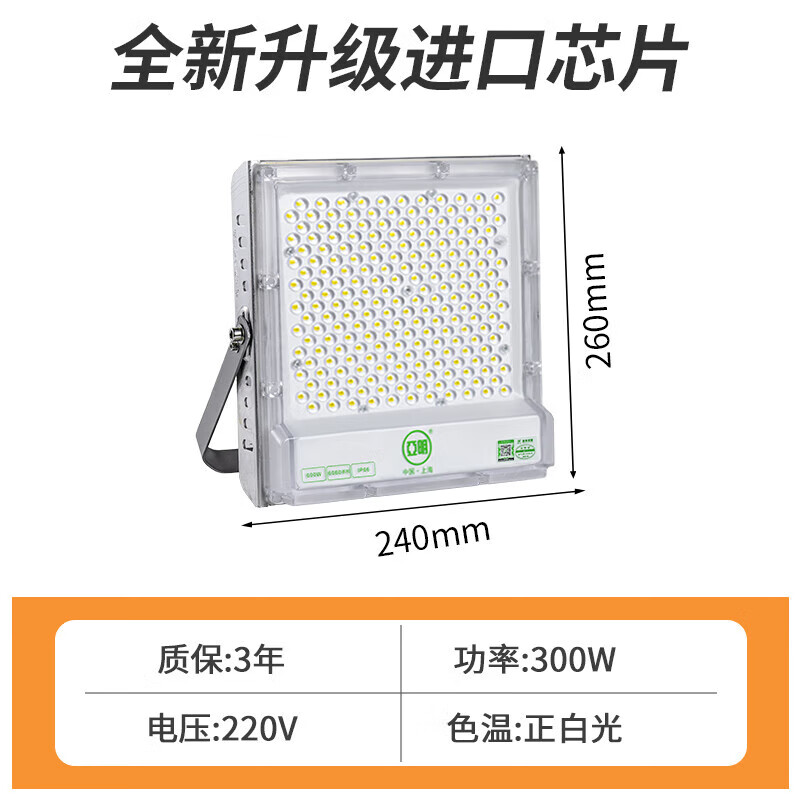 满天星大功率300w白光防水 照射