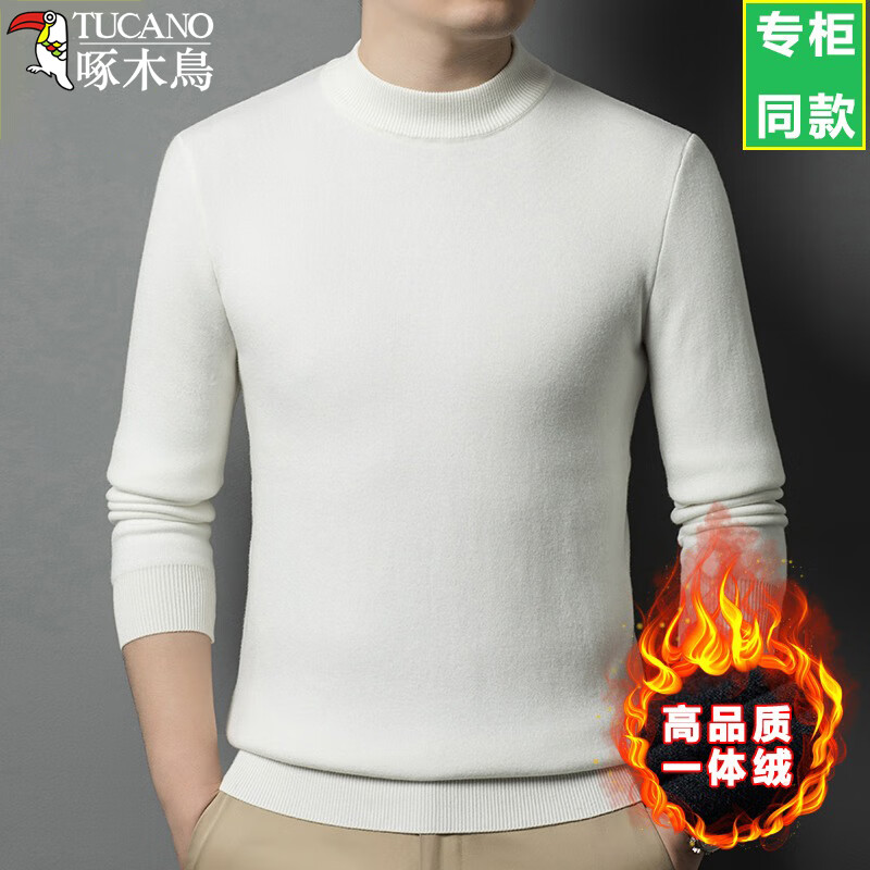 ���ڲ�������ľ��ë���ж����������޼Ӻ�ɫ��ůһ���������ڴ���֯���´���� ��ɫ XL (175) ������135-155�